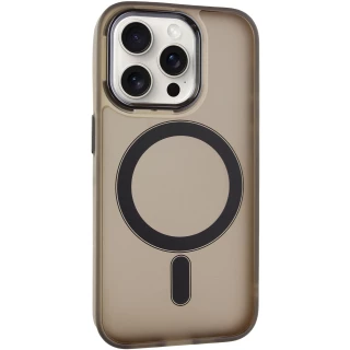 Кольоровий TPU+PC з MagSafe на Apple iPhone 12 Pro Max (6.7") — Dark Gray