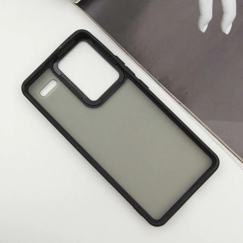 Чехол TPU+PC Lyon Frosted на Xiaomi Redmi Note 13 Pro+ – Black. Фото 6 из 9