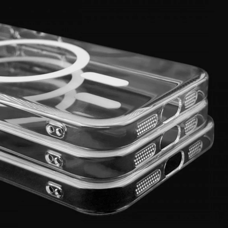 Чохол Fibra Clear Сase with Magnetic Safe для Apple iPhone 16 – Clear. Фото 3 з 3
