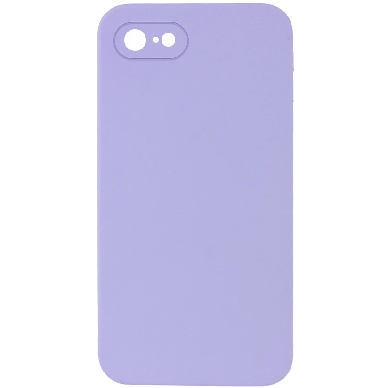 Чехол Silicone Case Square L с защитой камеры для Apple iPhone 6/6s (4.7") – Сиреневый / Dasheen. Фото 1 из 3