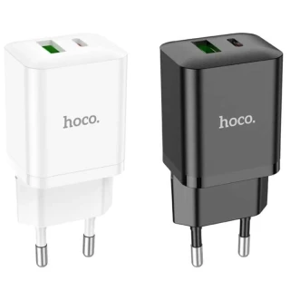 СЗУ Hoco N28 Founder 20W Type-C + USB фото 1 СЗУ Hoco N28 Founder 20W Type-C + USB фото 1 из 2