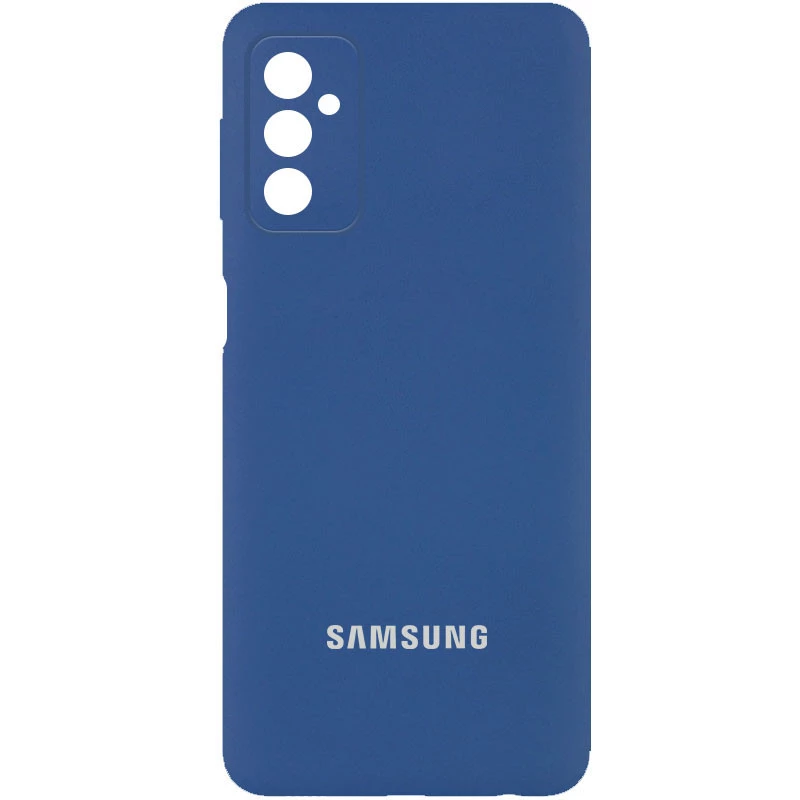 

Чохол Silicone Case з закритим низом та захистом камери на Samsung Galaxy A24 4G (Синій / Navy Blue)