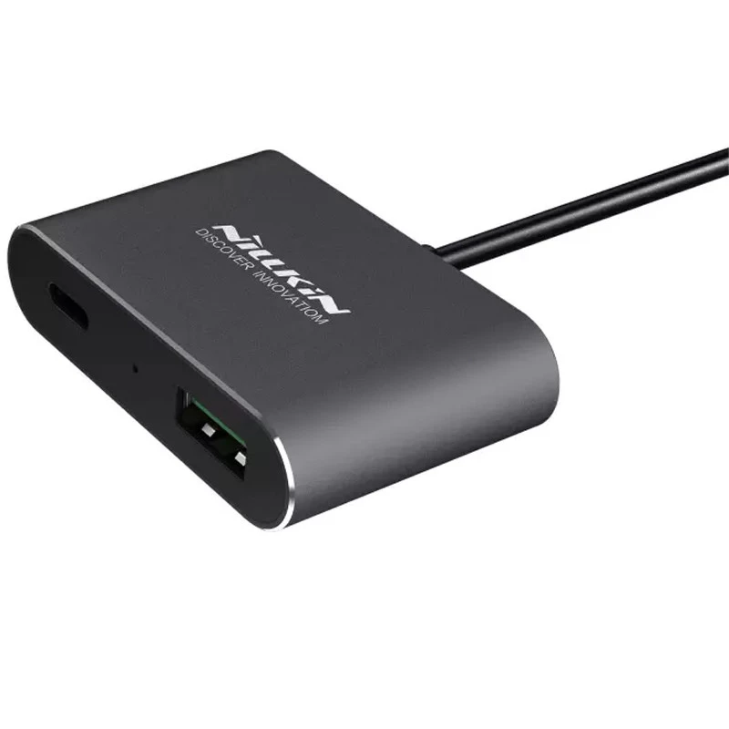 АЗУ Nillkin PowerShare 57W (3*USB+1Type-C) (NKC05) – Grey. Фото 3 из 6