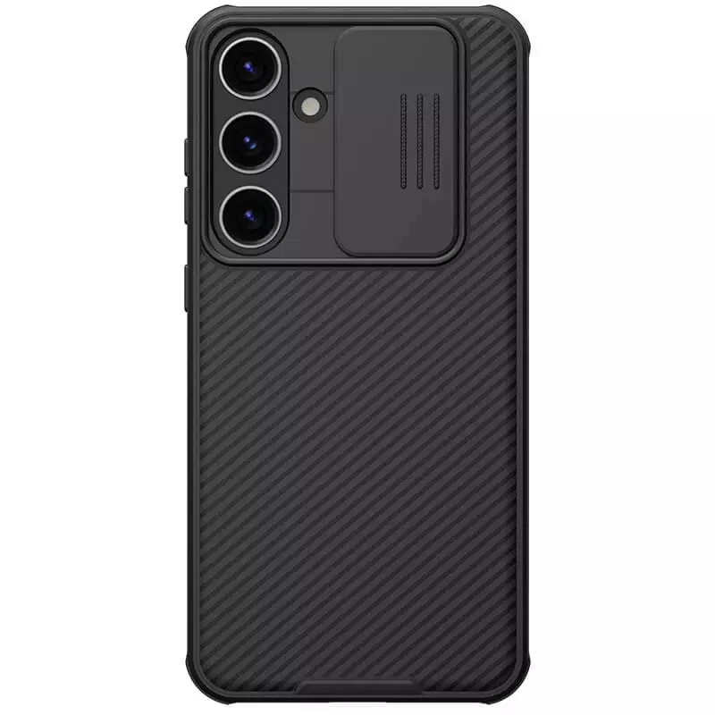 

Пластикова накладка Nillkin Pro зі шторкою для камери та магнітом на Samsung Galaxy S24 (Black)