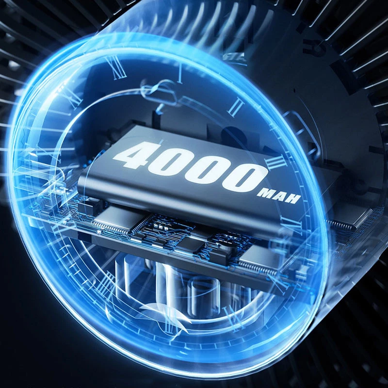 Настільний вентилятор F16 Smart 4000mAh – White. Фото 8 з 8