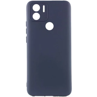 Чохол Silicone Case Lakshmi з закритою камерою на Xiaomi Redmi A1+ / Poco C50 / A2+ — Синій / Midnight Blue