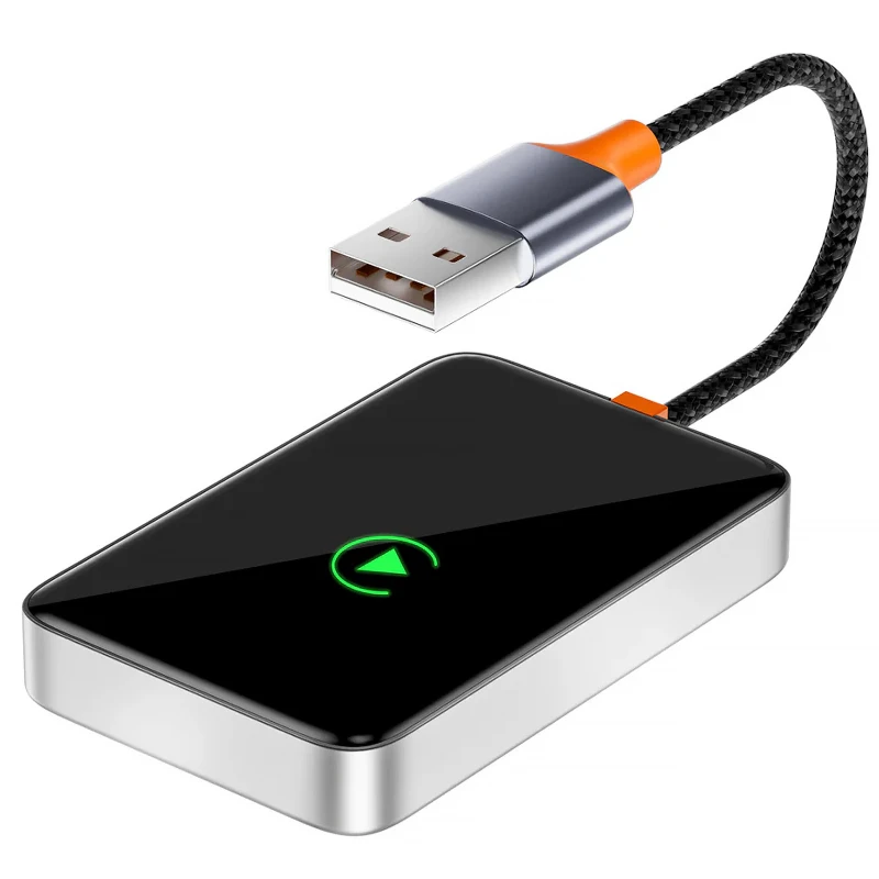 Адаптер WIWU Wi-CP002 car wireless CarPlay iOS – silver. Фото 2 из 5