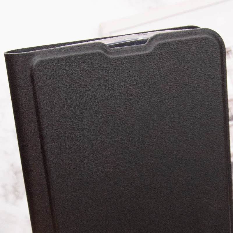 Елегантний чохол книжка GETMAN на Xiaomi Redmi 13 4G – Чорний. Фото 6 з 6