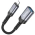 Перехідник Hoco UA24 Lightning male to USB female 2.0 – Metal gray. Фото 2 з 6