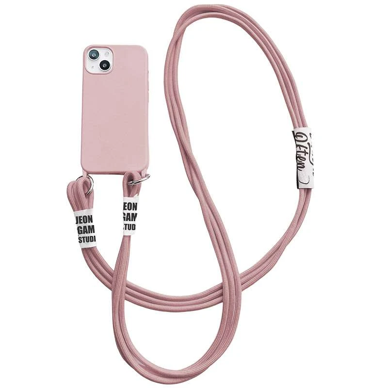 Чохол TPU two straps California на Apple iPhone 12 – Рожевий / Pink Sand. Фото 1 з 7