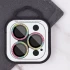 Защитное стекло Metal Sparkles на камеру (в упак.) для Apple iPhone 15 Pro Max – Сиреневый / Rainbow. Фото 6 из 6