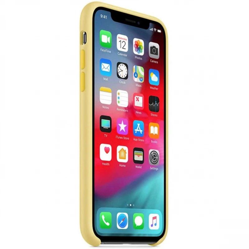 Чехол Silicone Case без лого для Apple iPhone 11 Pro (5.8") – Желтый / Yellow. Фото 3 из 3
