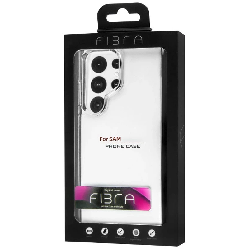 Чохол fibre diamond для Samsung Galaxy S24 Ultra – Clear. Фото 7 з 8