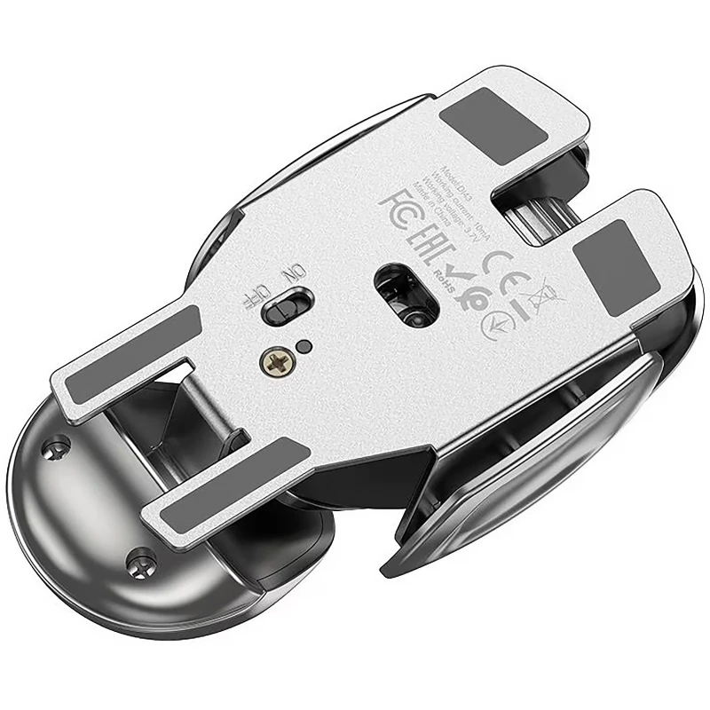 Миша ігрова Hoco DI43 Silent Click 2.4G – Black. Фото 2 з 6