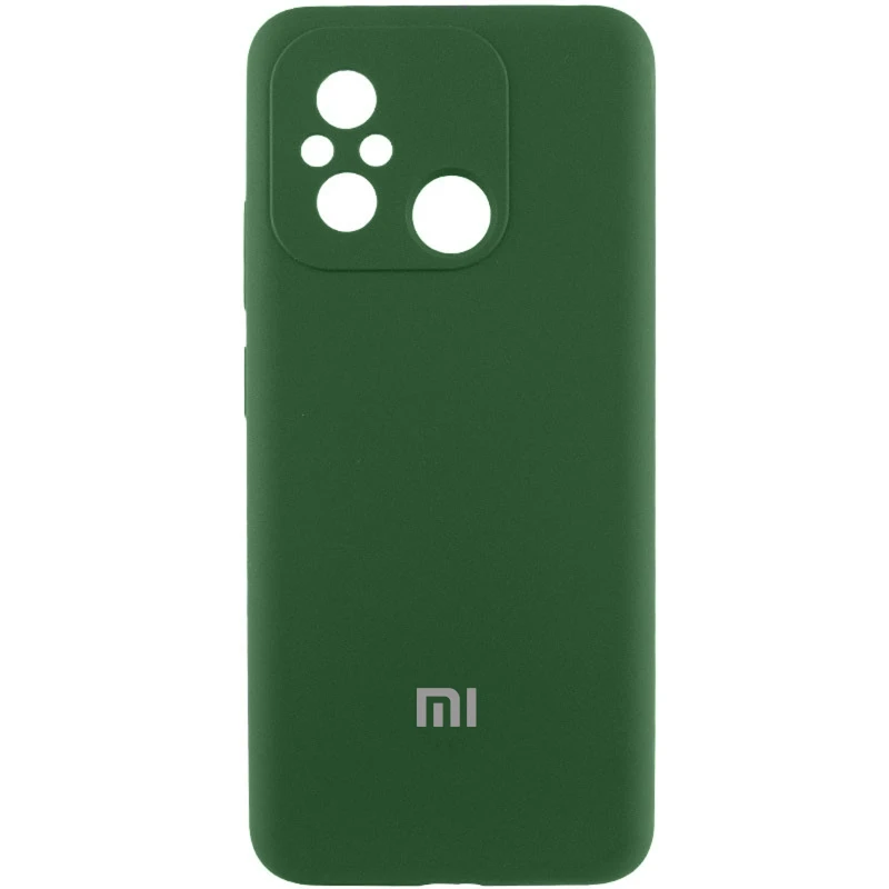 Чехол Silicone Case Lakshmi Premium L с закрытой камерой для Xiaomi Redmi 12C / Poco C55 – Зеленый / Cyprus Green. Фото 1 из 1