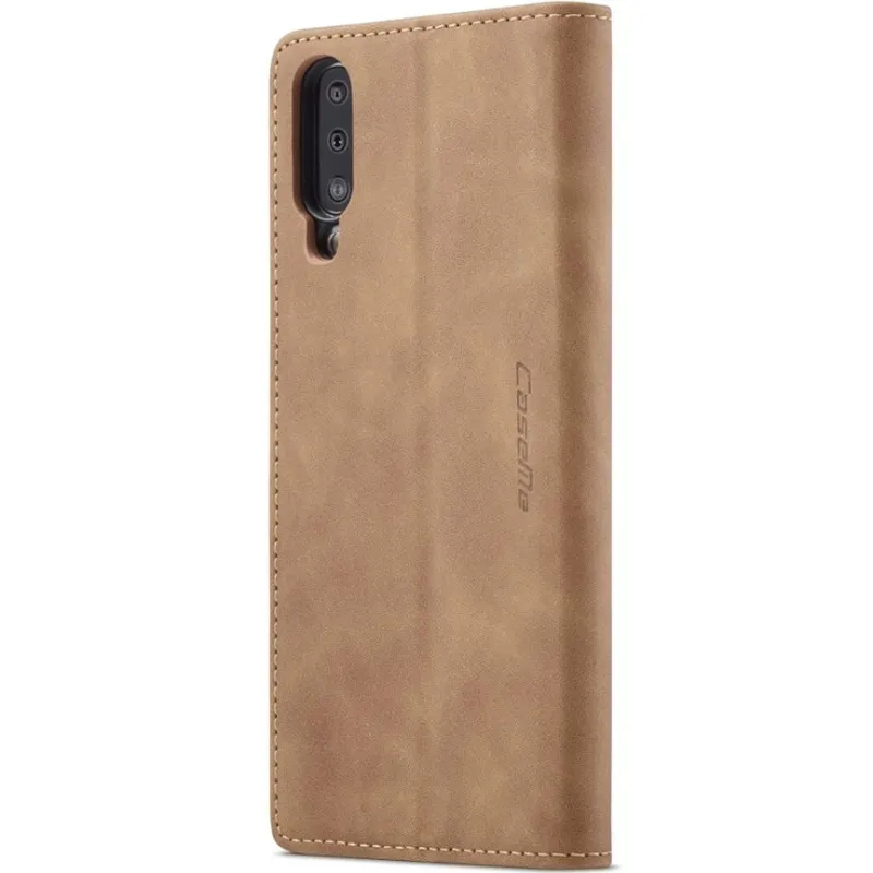 Шкіряний чохол-книжка CaseMe Velvet Nubuck для Samsung Galaxy A50 (A505F) / A50s / A30s – Brown. Фото 2 з 5