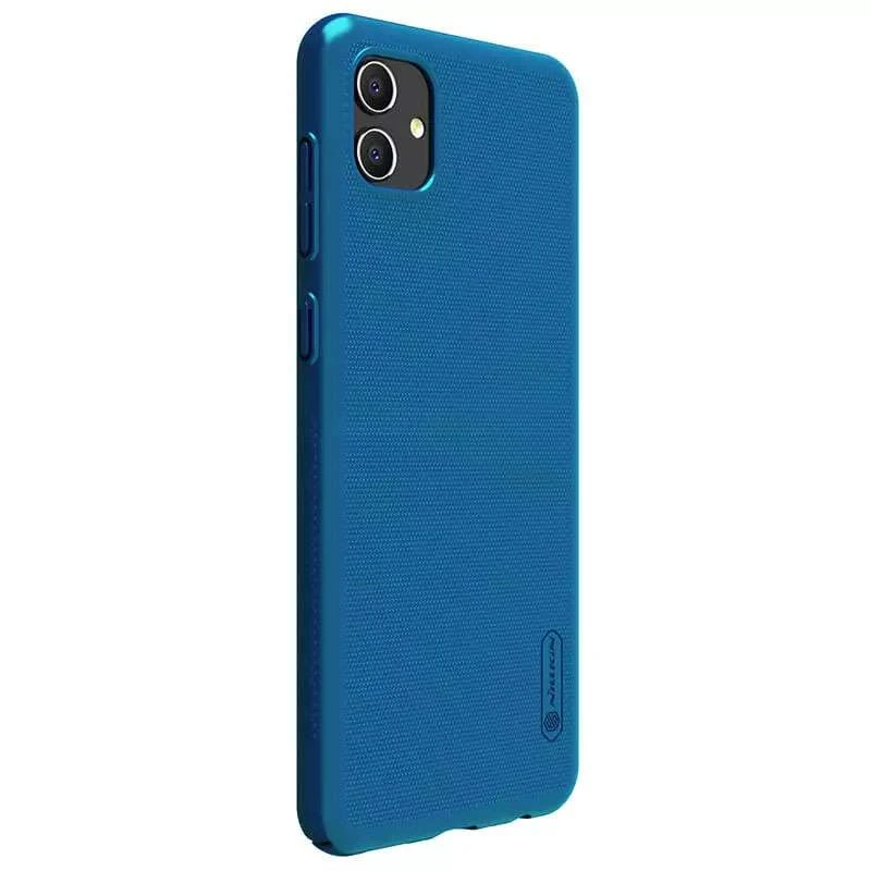 Пластикова накладка Nillkin Frost на Samsung Galaxy A04 – Blue. Фото 3 з 5