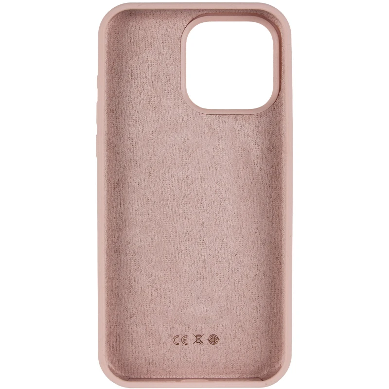 Чохол з закритим низом Silicone Case на Apple iPhone 13 Pro (6.1") – Рожевий / Pink Sand. Фото 7 з 13