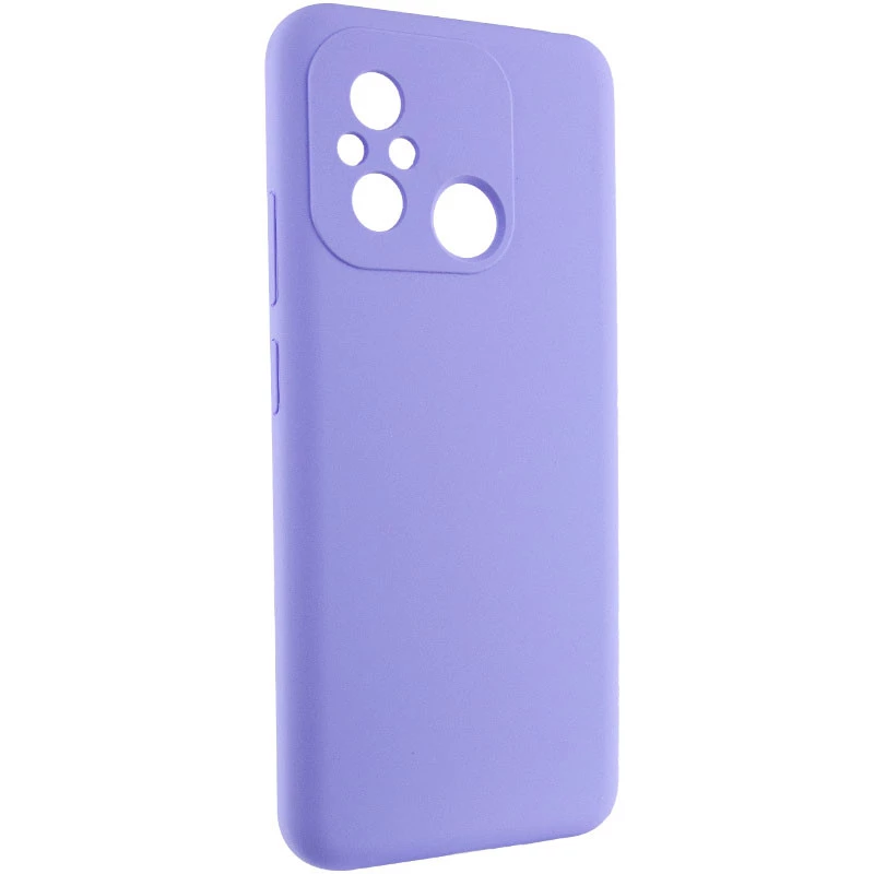 Чехол Silicone Case Lakshmi Premium з закритою камерою на Xiaomi Redmi 12C / Poco C55 – Сиреневый / Dasheen. Фото 4 из 15