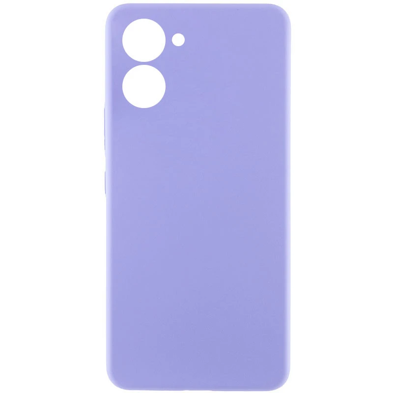 Чехол Silicone Case Lakshmi Premium з закритою камерою на Realme C33 – Сиреневый / Dasheen. Фото 1 из 3