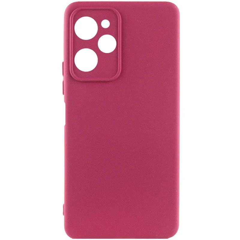 

Чехол Silicone Case Lakshmi с закрытой камерой для Xiaomi Poco X5 Pro 5G (Бордовый / Marsala), Бордовий / marsala