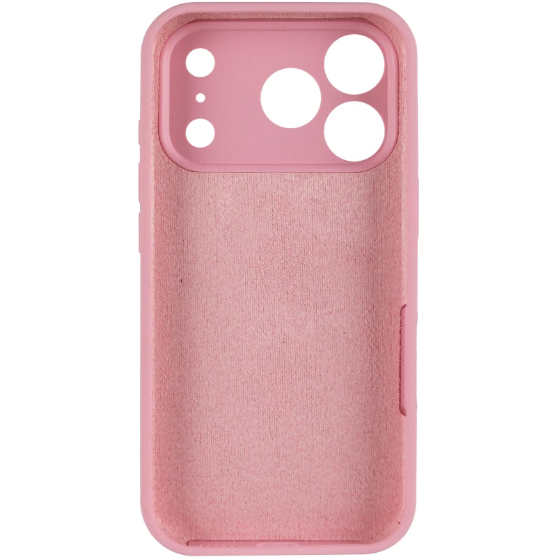 Чехол Silk Full Camera Protective (AA) NO LOGO для Apple iPhone 17 Pro (6.3") – Розовый / Light pink. Фото 6 из 8