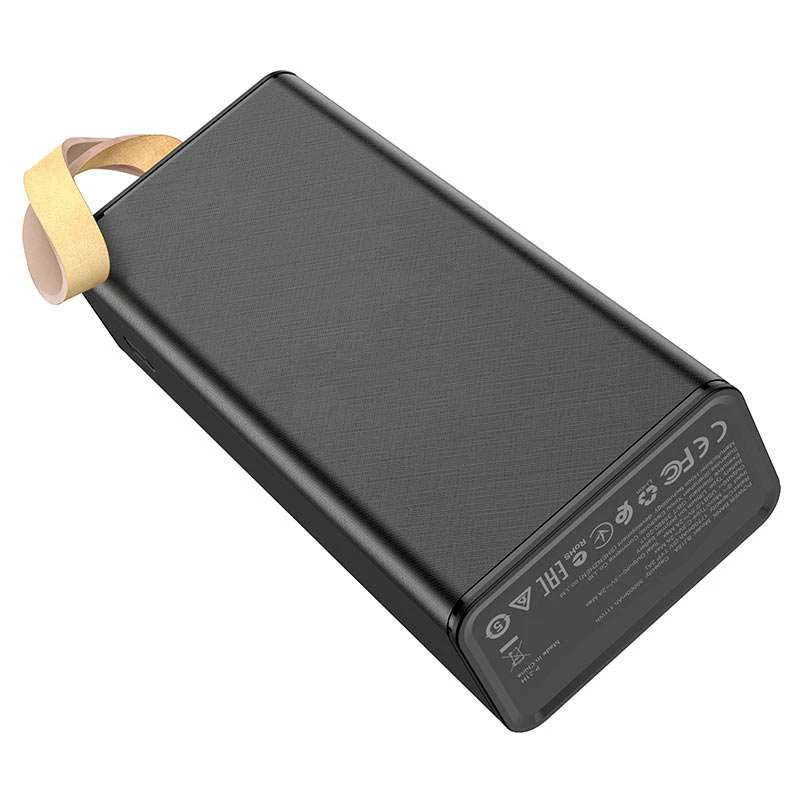 Портативное зарядное устройство Power Bank BOROFONE BJ18A 30000 mAh – Черный. Фото 2 из 5