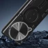 Ударостійкий чохол Bracket Ringstand із захисною шторкою для камери на Xiaomi Poco C75 – Black. Фото 4 з 6