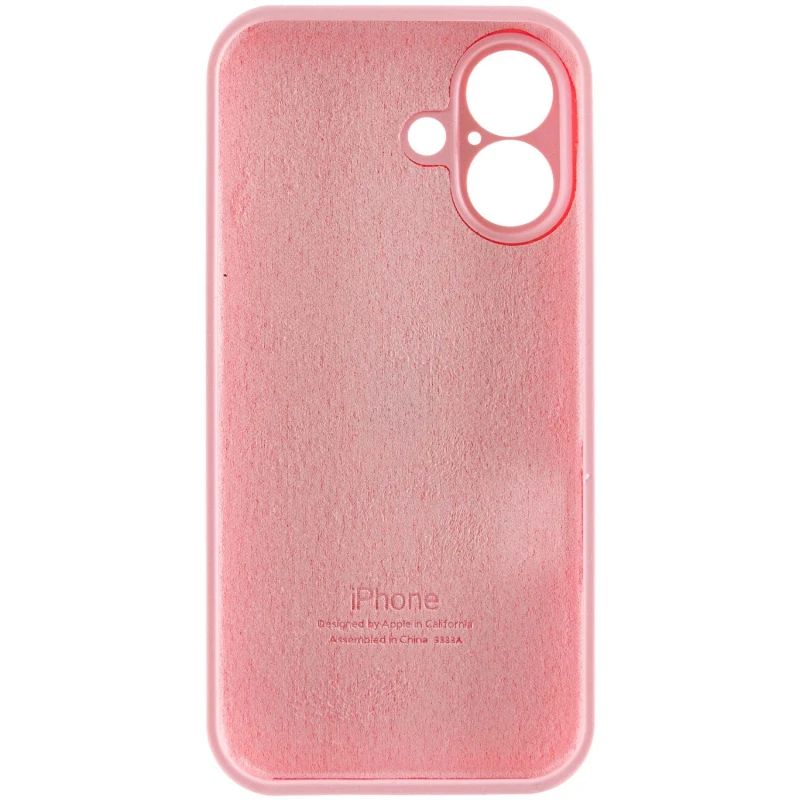 Чохол Silicone Case з захистом камери на Apple iPhone 17 (6.3") – Рожевий / Light pink. Фото 3 з 3