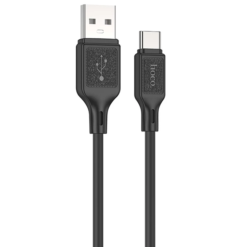 Дата кабель Hoco X90 Cool silicone USB to Type-C (1m) – Black. Фото 1 з 6