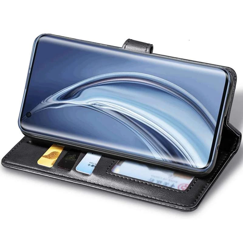 Чехол-книжка GETMAN галлант для Xiaomi Mi 10 / Mi 10 Pro – Черный. Фото 4 из 8