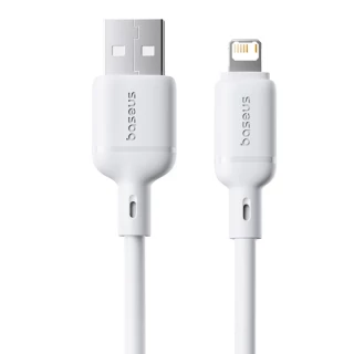 Дата кабель Baseus Silky Series OS Fast Charging USB to Lightning 2.4A (1m) (P1037770) фото 1 з 5