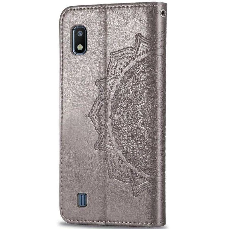 Кожаный чехол-книжка Art Case с визитницей для Samsung Galaxy A10 (A105F) – Серый. Фото 4 из 5