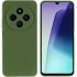 Чохол Silicone Case Lakshmi Plus з закритою камерою на Xiaomi Redmi 14C / Poco C75 – Зелений / Dark green. Фото 4 з 7