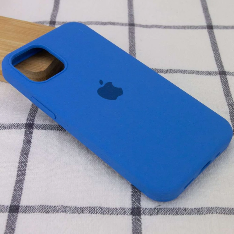 Чехол Silicone Case с закрытым низом для Apple iPhone 14 Pro Max (6.7") – Синий / Royal blue. Фото 2 из 3