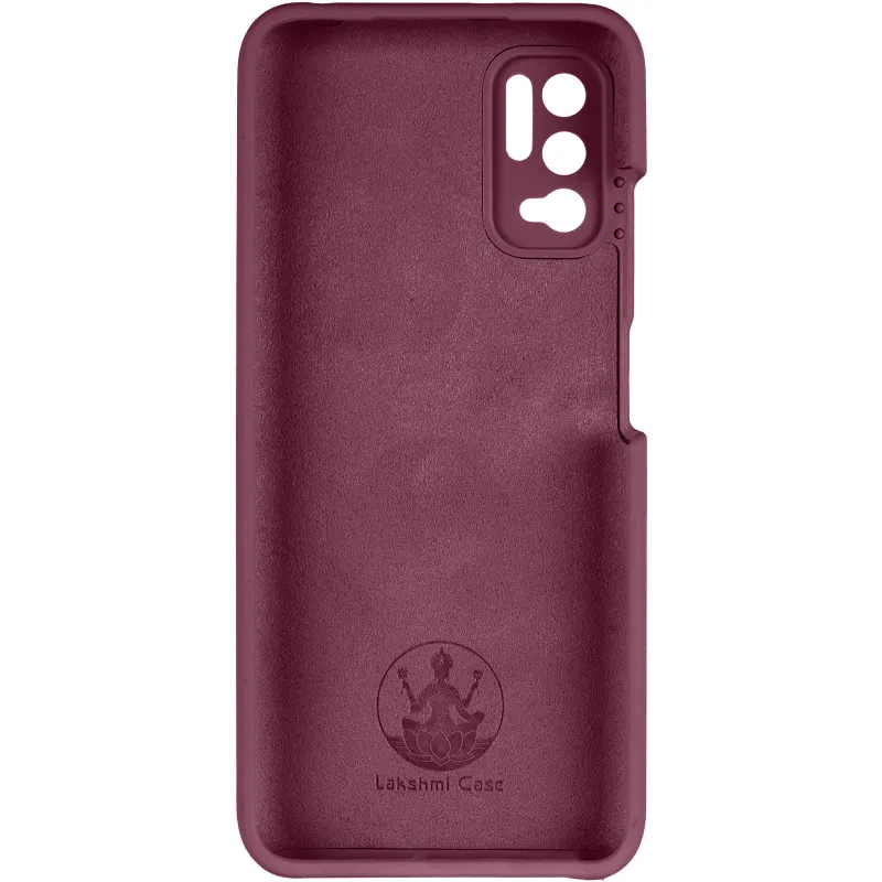 Чехол Silicone Case Lakshmi Premium з закритою камерою на Xiaomi Redmi Note 10 5G – Бордовый / Plum. Фото 4 из 6