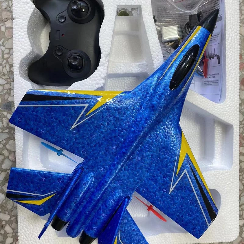Літак на радіокеруванні SCHE HW33 New Foam – Blue. Фото 4 з 6