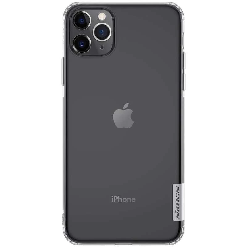 

Ультратонкий силиконовый чехол Nillkin для Apple iPhone 11 Pro Max (6.5") (Бесцветный (прозрачный)), Безбарвний (прозорий)