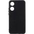 Чохол Silicone Case Lakshmi Premium із закритою камерою для Oppo A58 4G – Чорний / Black. Фото 1 з 3