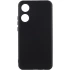 Чохол Silicone Case Lakshmi Premium з закритою камерою на Oppo A58 4G – Чорний / Black. Фото 1 з 3