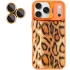 Чохол TPU+PC Wild Leopard with MagSafe and Lens для Apple iPhone 17 Air (6.5") – Orange. Фото 6 з 7