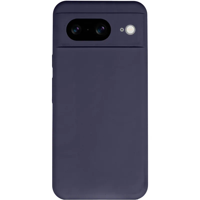 Чохол Silicone Case Lakshmi Premium із закритою камерою для Google Pixel 8a – Темно-синій / Midnight blue. Фото 3 з 6