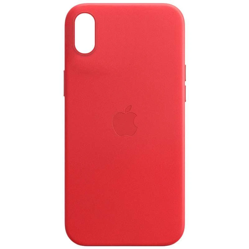 

Кожаный чехол Silicone Case для Apple iPhone XR (6.1") (Crimson)