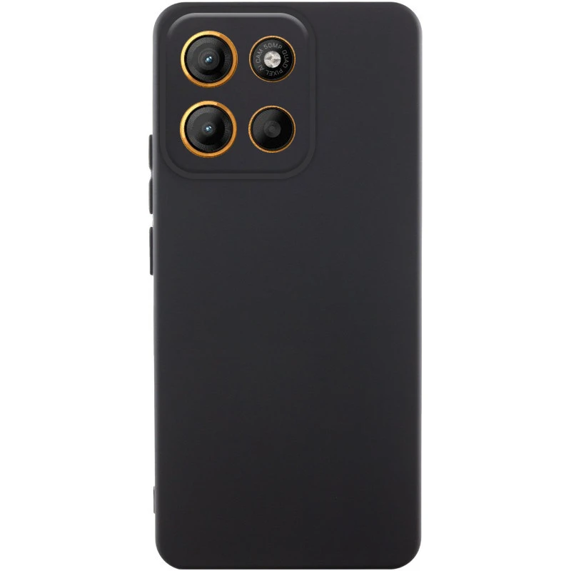 Чехол Silicone Cover Ummi Lakshmi Full Camera (AA) для Motorola Moto G75 – Черный / Black. Фото 1 Чехол Silicone Cover Ummi Lakshmi Full Camera (AA) для Motorola Moto G75 – Черный / Black. Фото 1 из 2