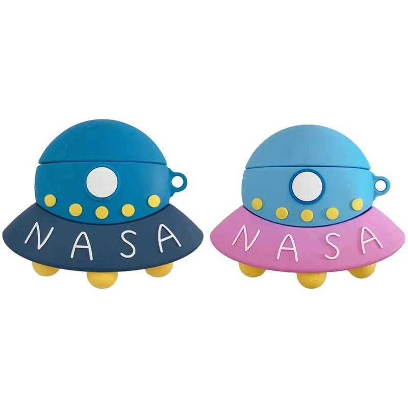 

Силіконовий футляр Nasa для навушників AirPods + карабін