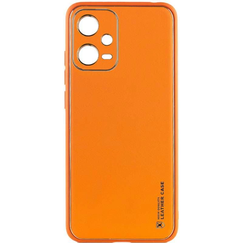 

Кожаный чехол Xshield для Xiaomi Redmi Note 12 5G (Оранжевый / Apricot), Помаранчевий / apricot