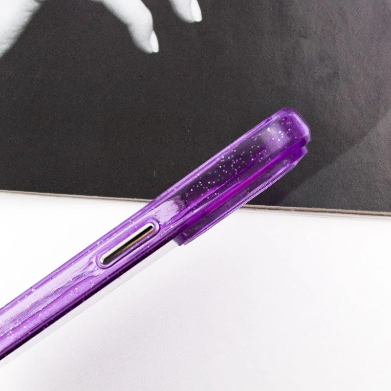 Зоряний чохол з MagSafe на Apple iPhone 16 Pro – Purple. Фото 4 з 5