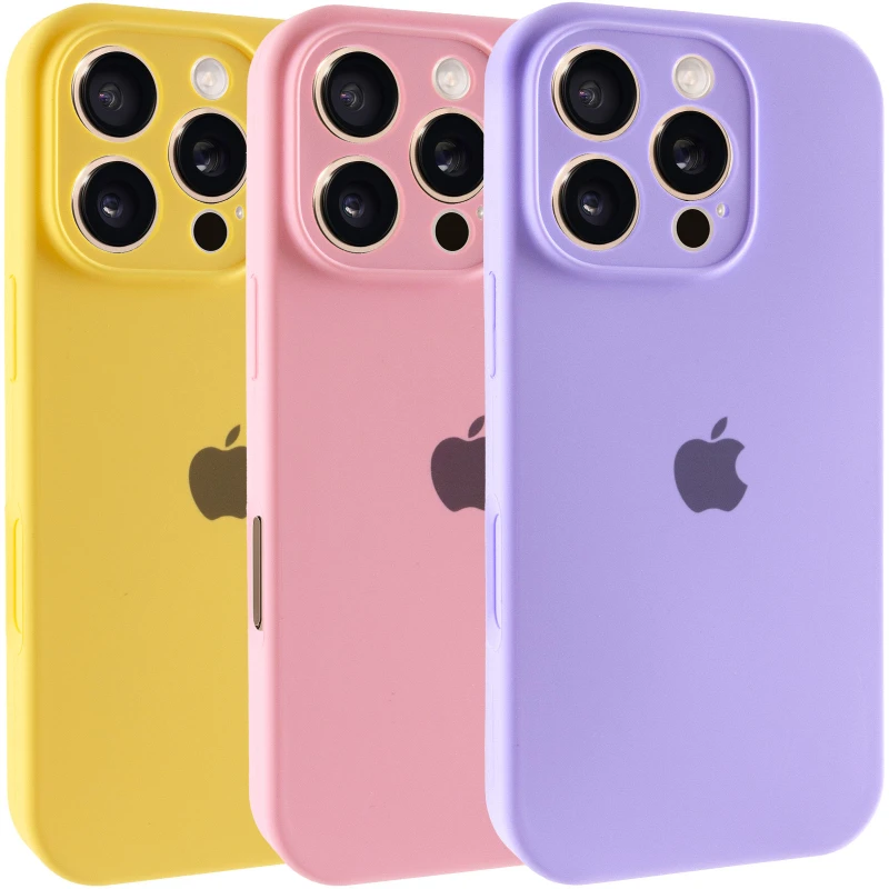 Чехол Silicone Case с защитой камеры для Apple iPhone 16 Pro Max фото 3 из 3