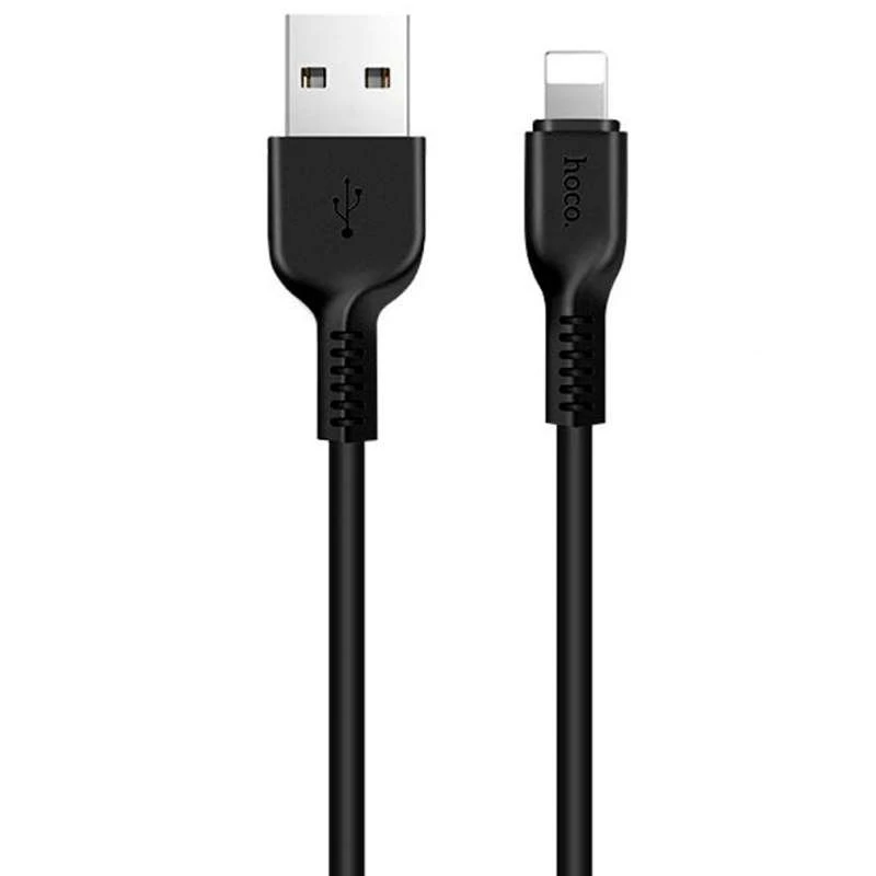 

Дата кабель Hoco X20 Flash Lightning Cable (2m) (Черный), Чорний