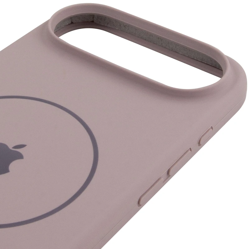 Чохол Silicone Case Full Protective (AA) V2 with MagSafe для Apple iPhone 17 Air (6.5") – Сірий / Lavender. Фото 9 з 11